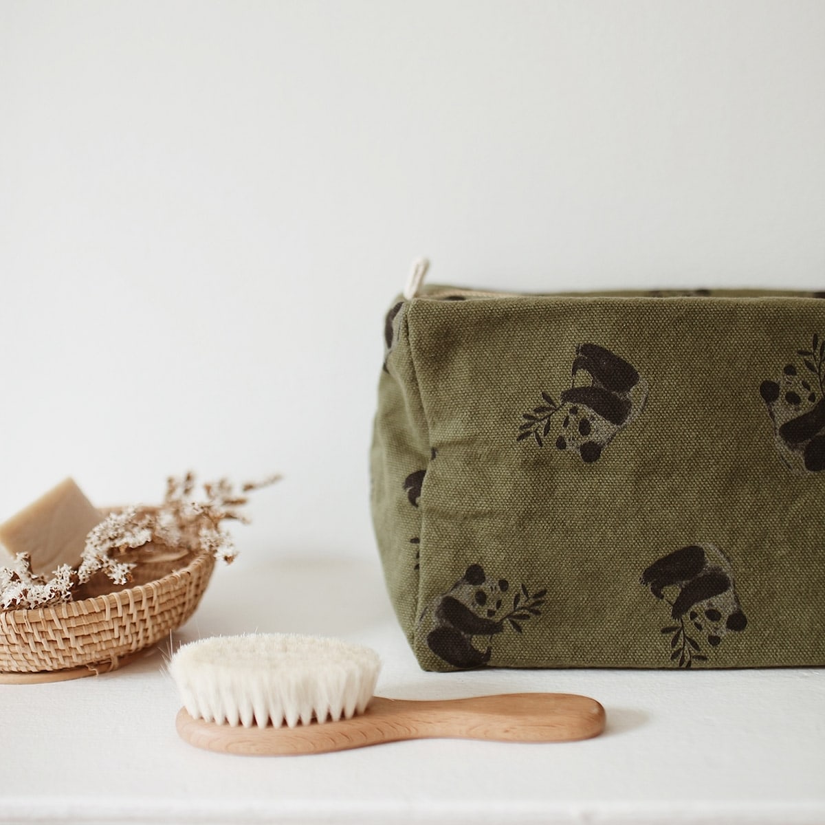 Wash bag - Vic Panda Khaki