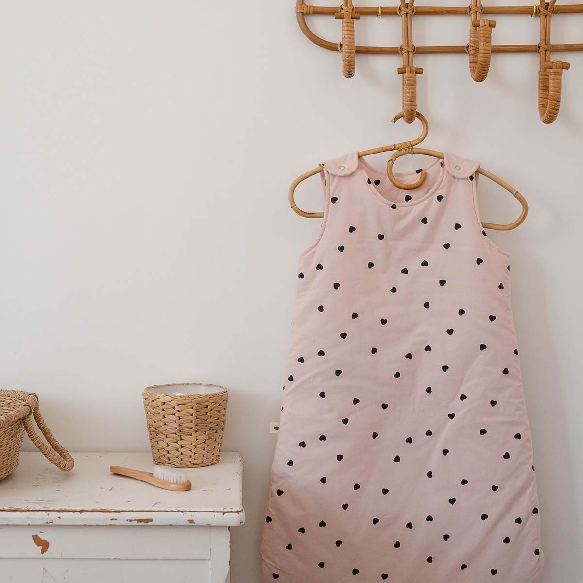 Sleeping bag - Sarah Cœur Light pink